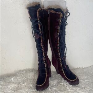 Anna Sui X Frye collab boots